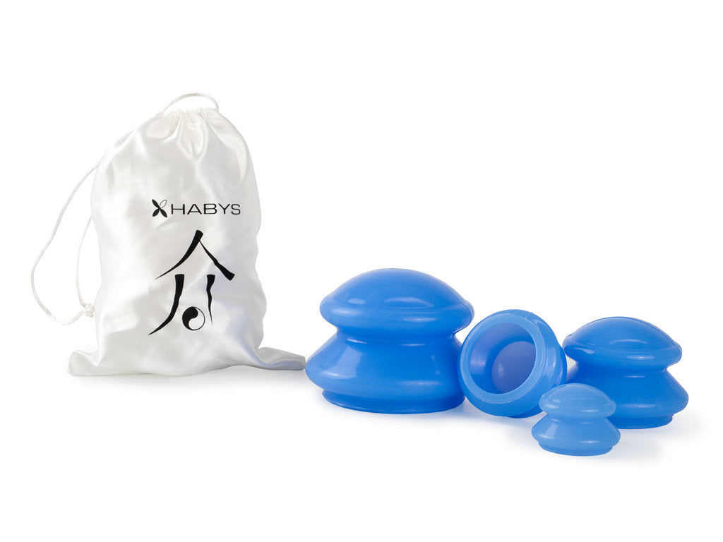 --Silicone cups - set of 4pc, blue-