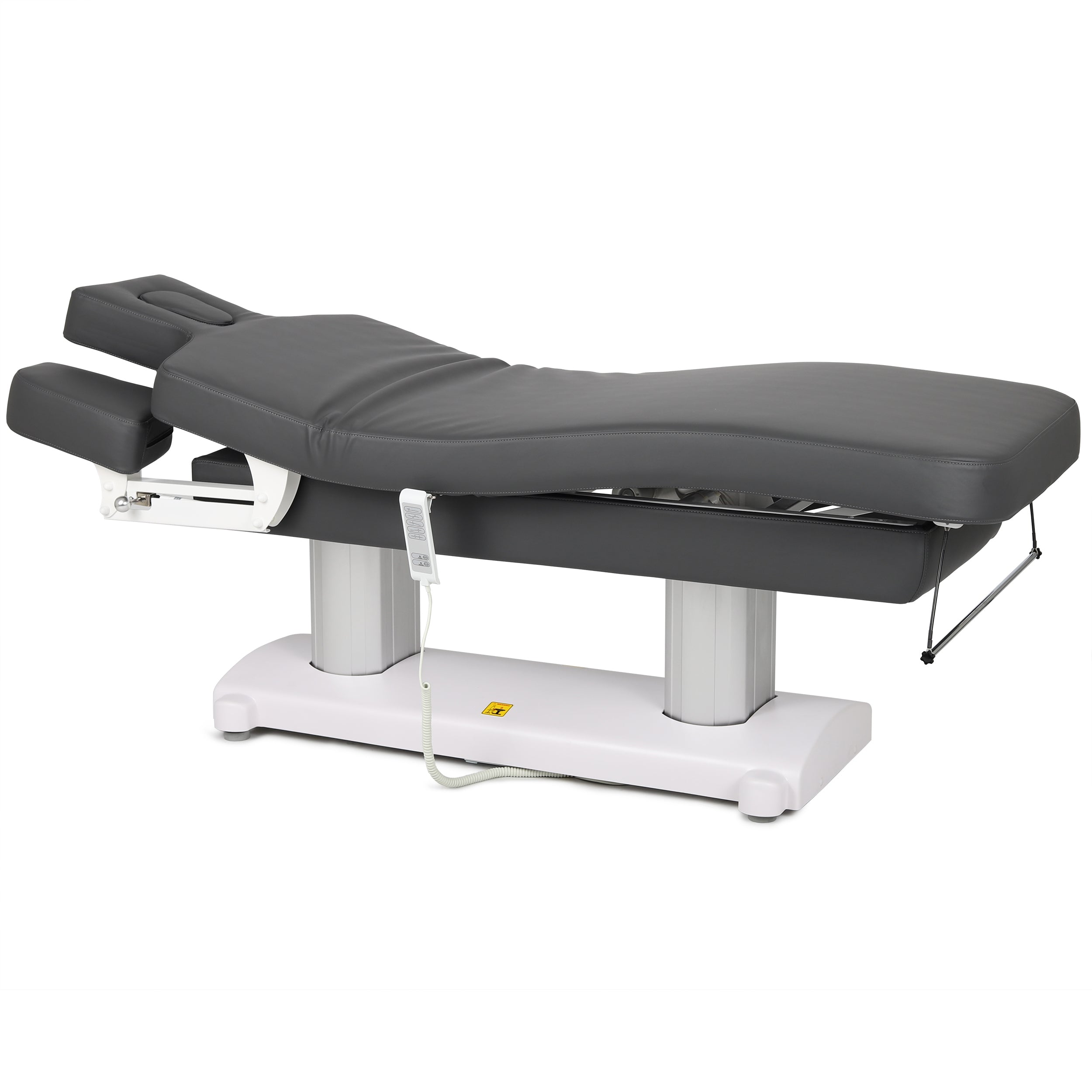 -3-Stationary massage table Gemini Flex HEAT So Skin K429 Gray-3