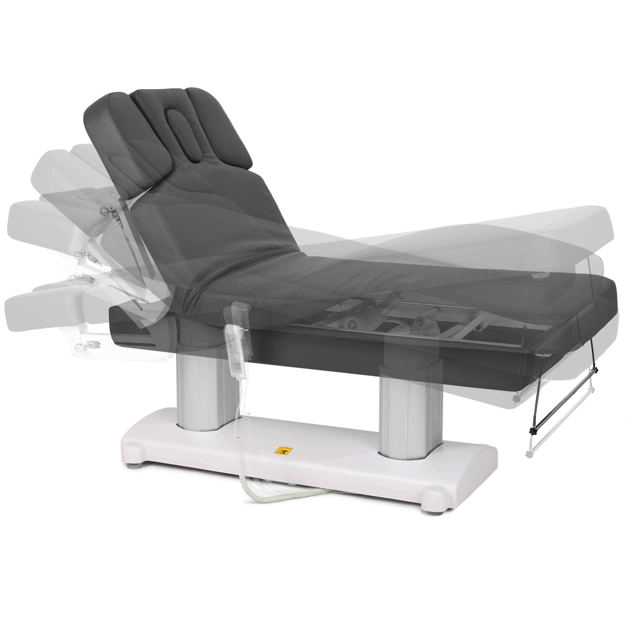 -2-Stationary massage table Gemini Flex HEAT So Skin K429 Gray-2