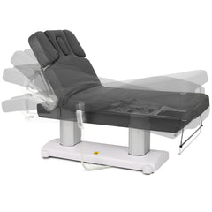 -2-Stationary massage table Gemini Flex HEAT So Skin K429 Gray-2