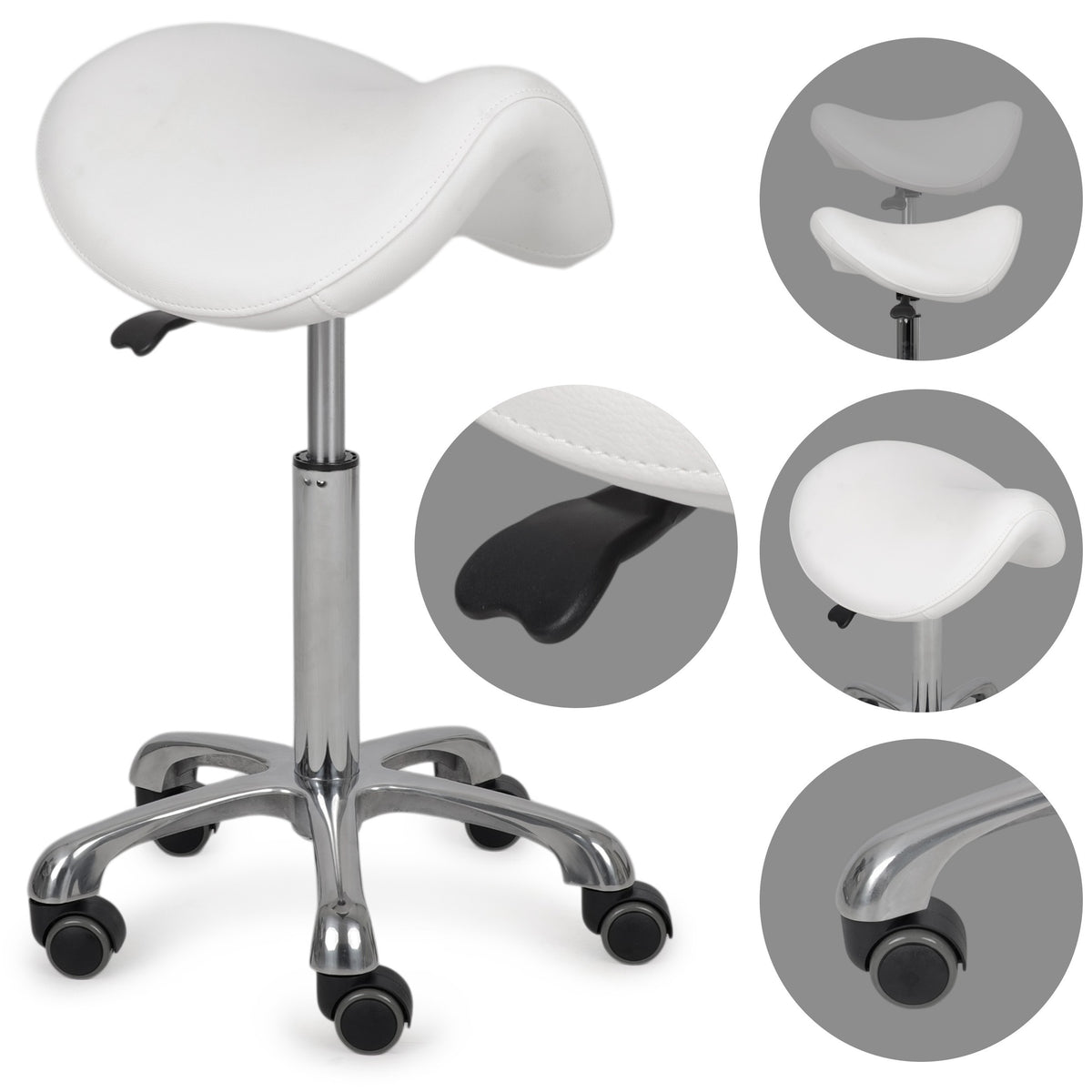 --Stool Alma So Skin K401 White-