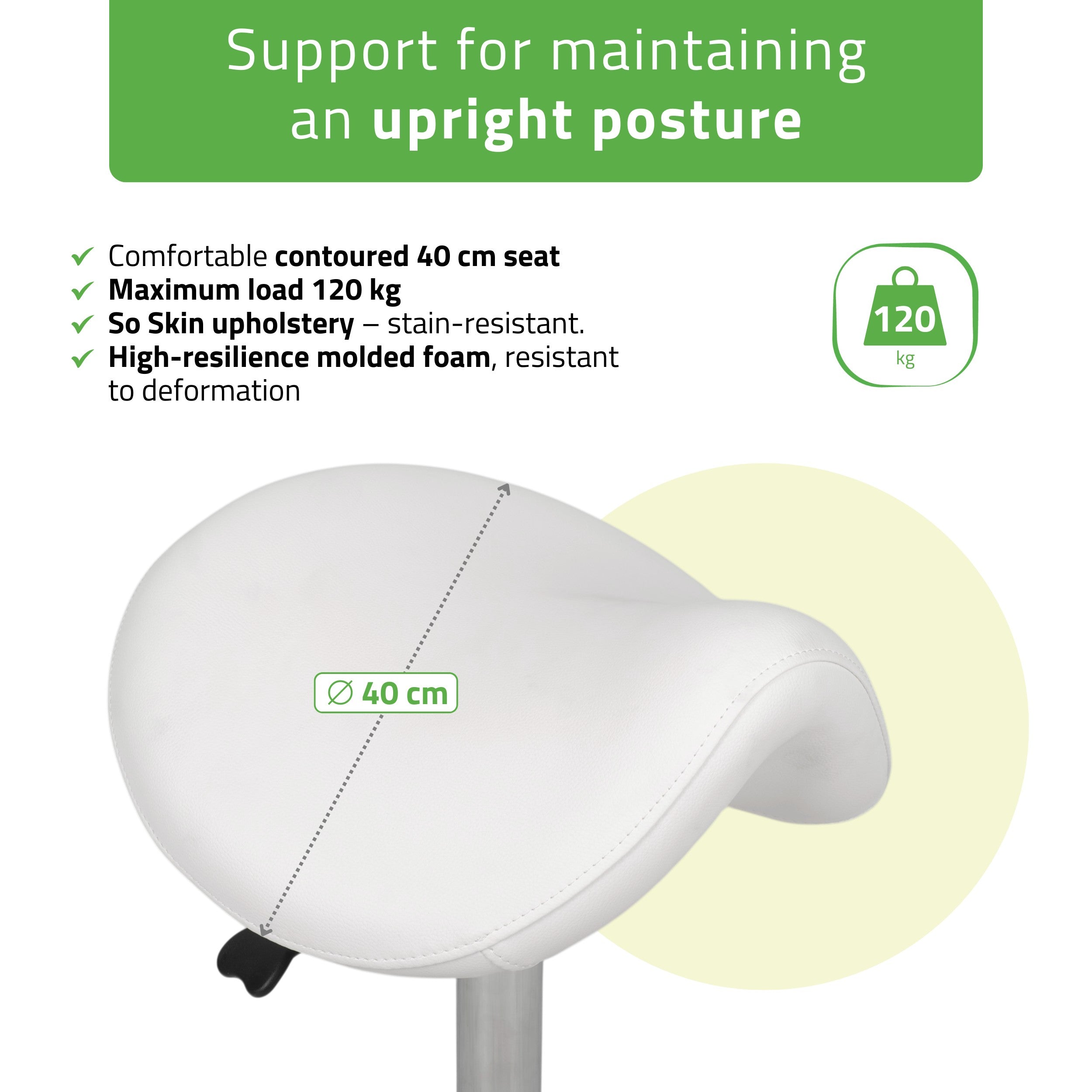 -1-Stool Alma So Skin K401 White-1