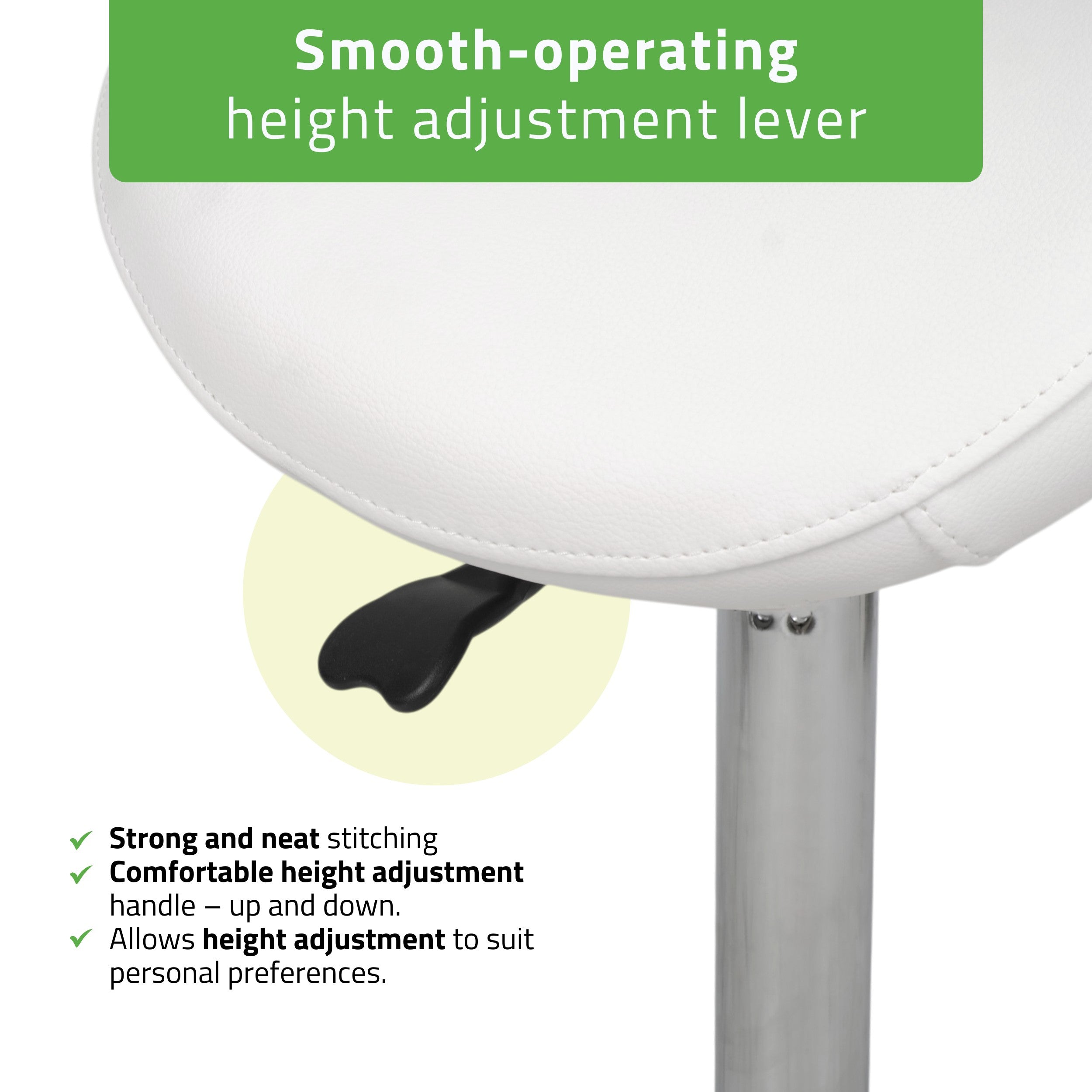 -2-Stool Alma So Skin K401 White-2