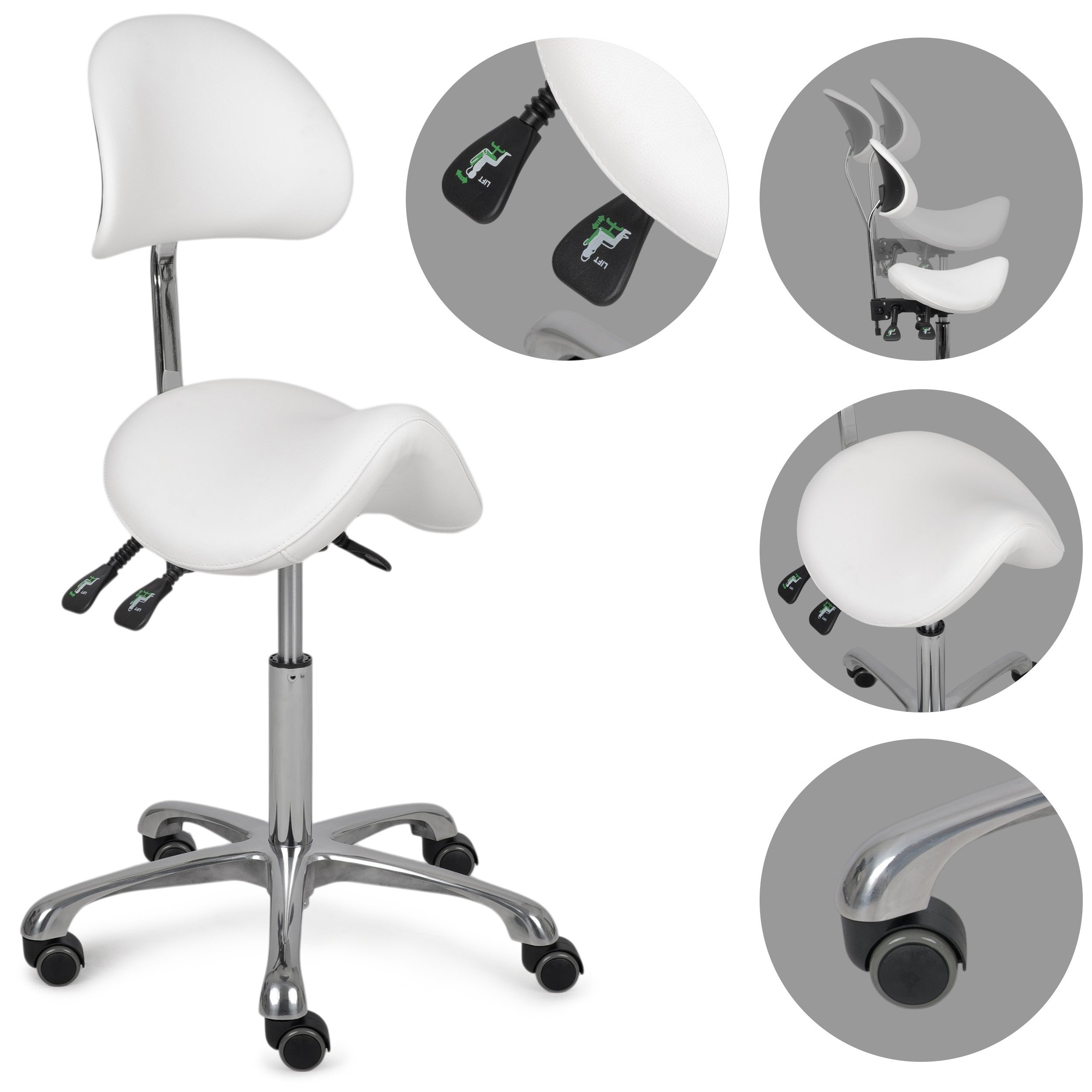 --Stool Diana So Skin K401 White-