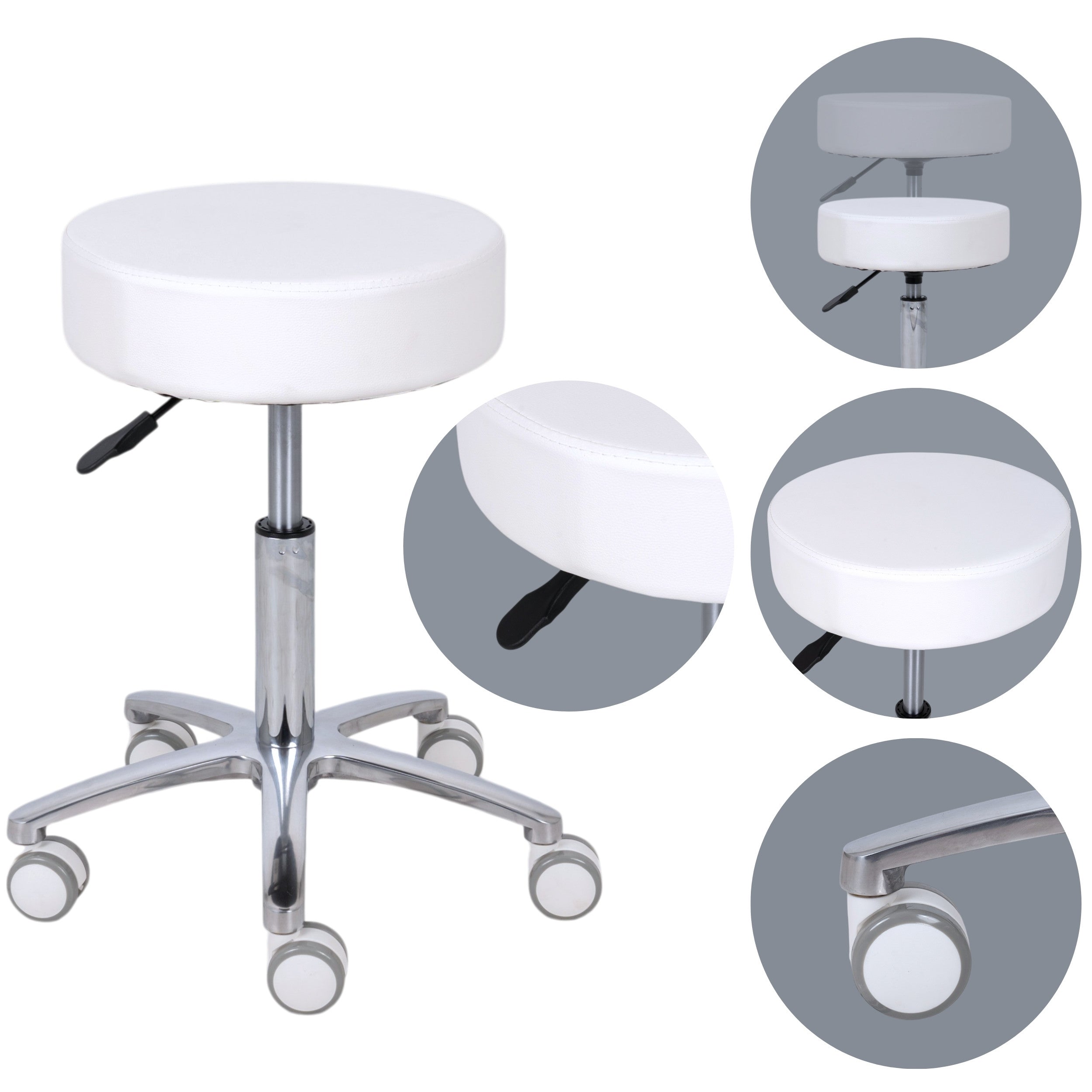 --Stool Mobi, Comfy Base k501 white-