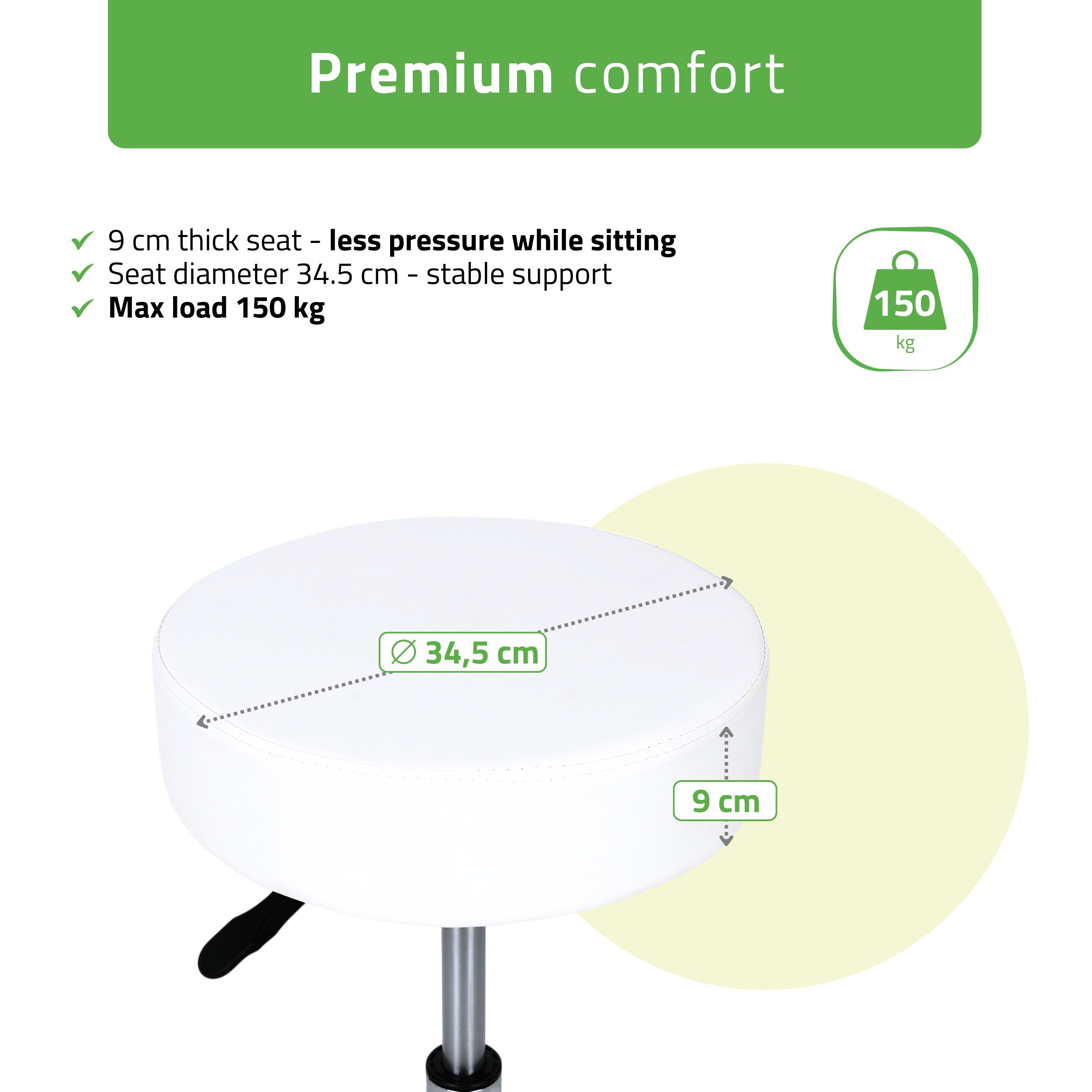 -1-Stool Mobi, Comfy Base k501 white-1