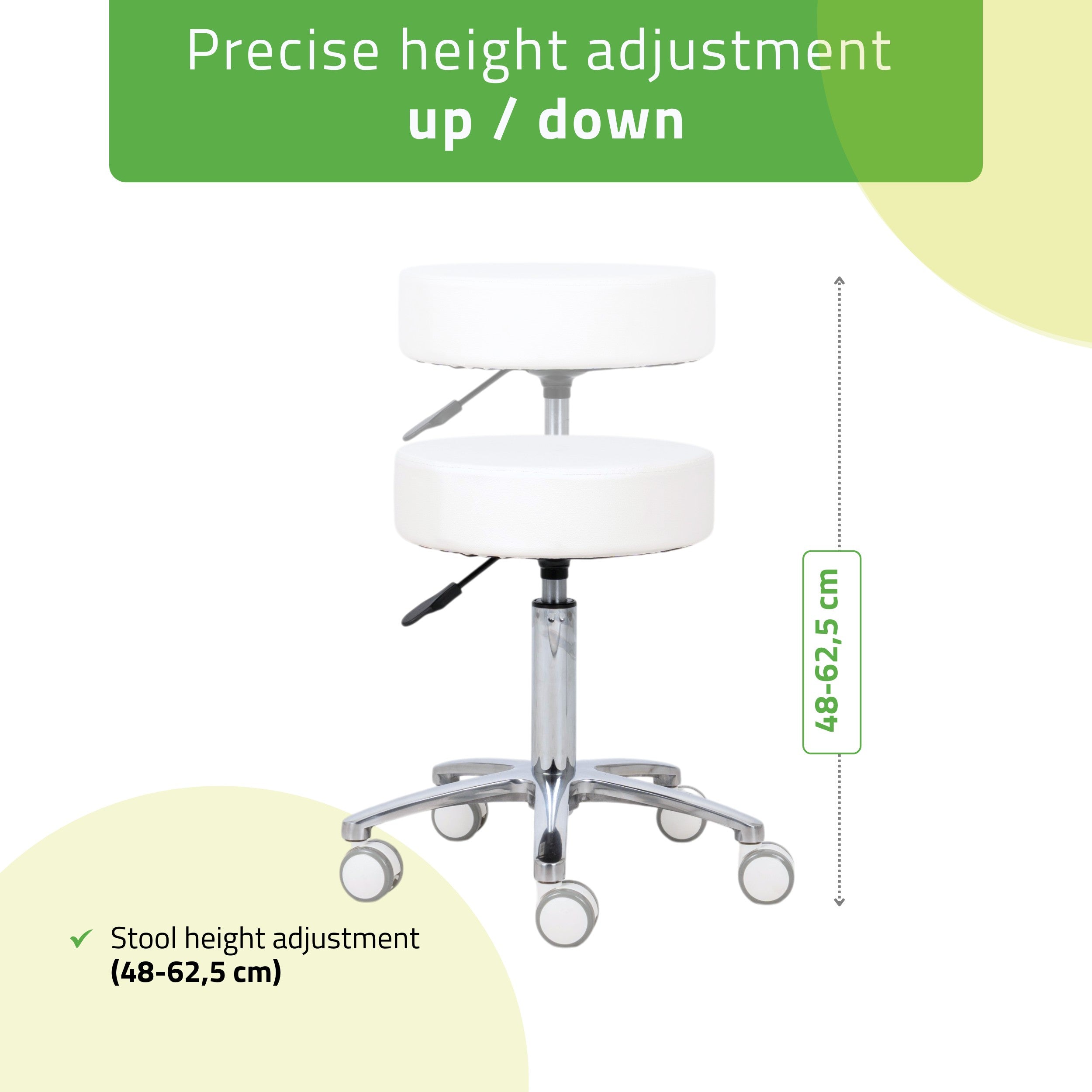 -2-Stool Mobi, Comfy Base k501 white-2