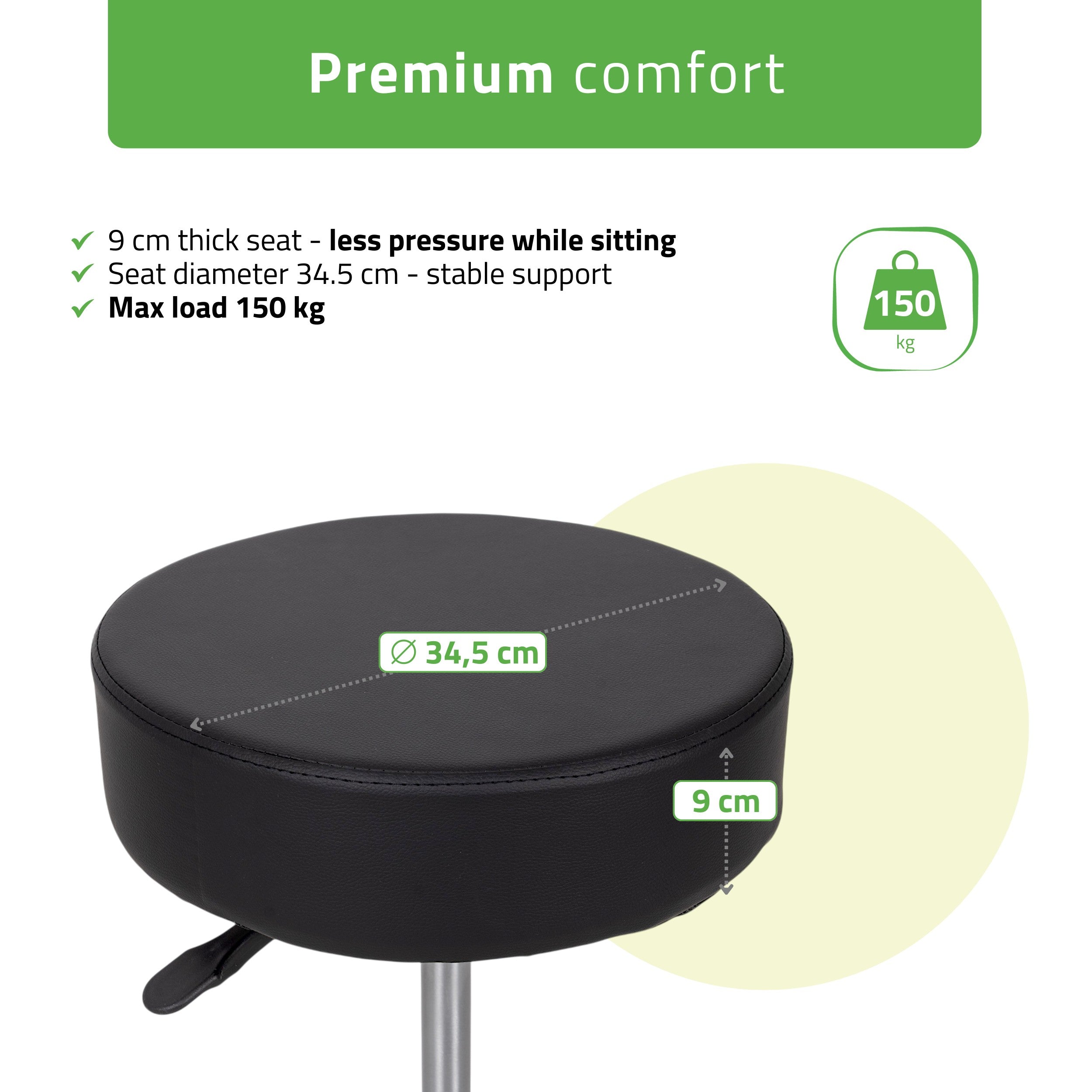 -1-Stool Mobi, Comfy Base k515 black-1