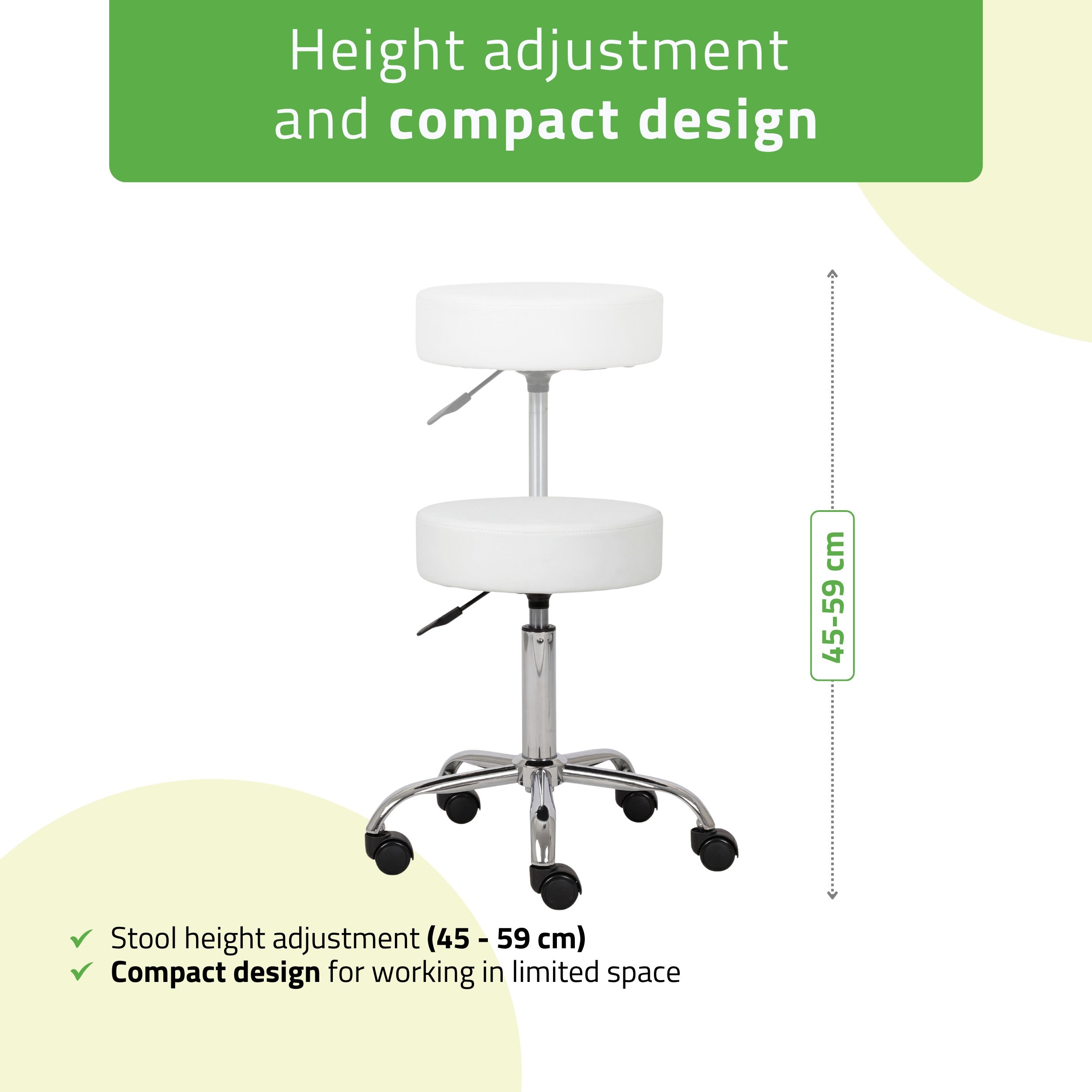 -2-Stool TILA, Comfy Base k501 white-2