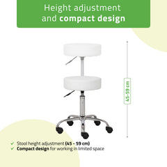 -2-Stool TILA, Comfy Base k501 white-2