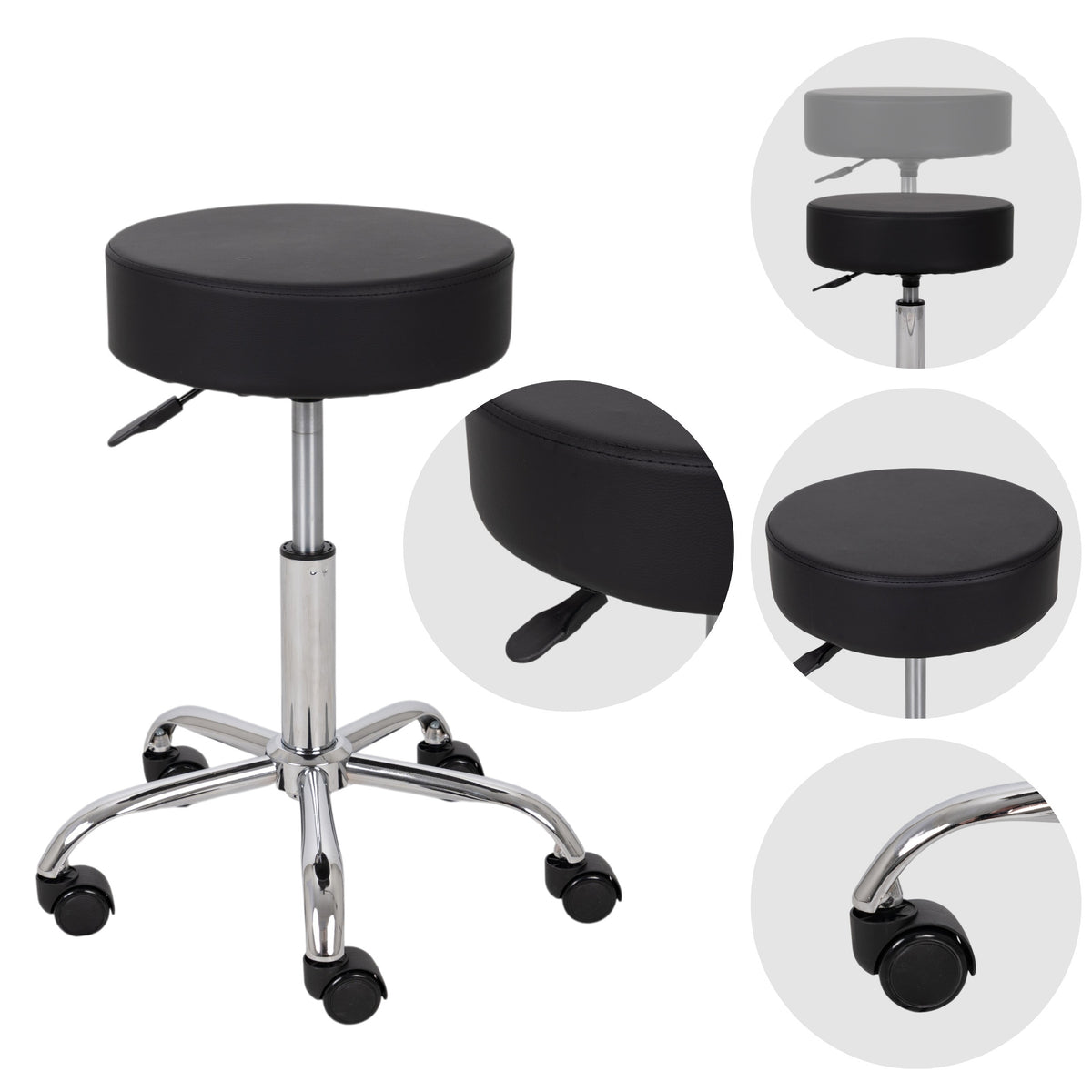 --Stool TILA, Comfy Base k515 black-