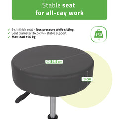 -1-Stool TILA, Comfy Base k521 grey-1