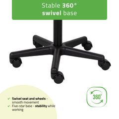 -1-Stool TIMO, Comfy Base k501 white-1