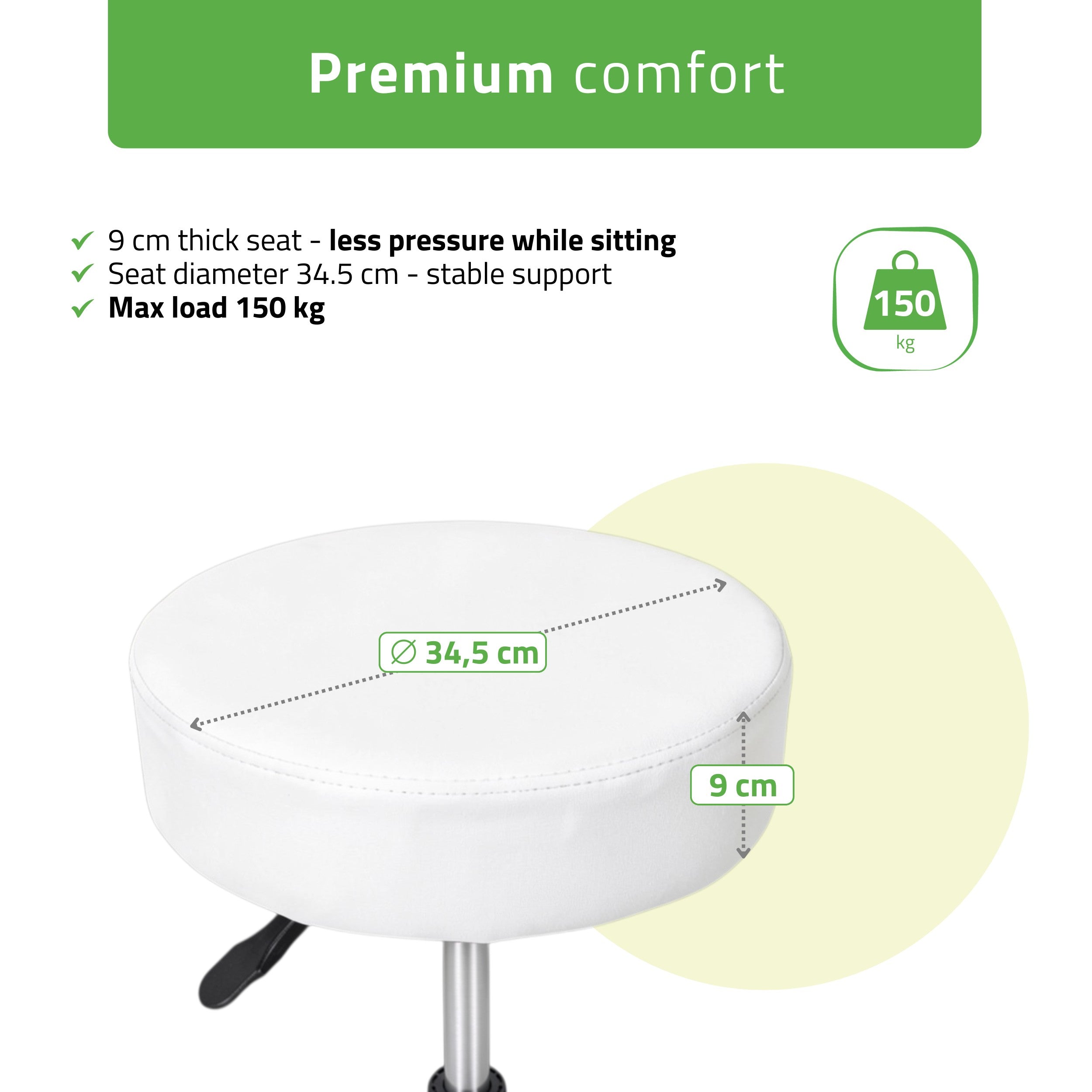 -4-Stool TIMO, Comfy Base k501 white-4