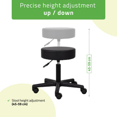 -2-Stool TIMO, Comfy Base k515 black-2