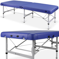 --Table For Feldenkrais Therapy Aluminium K012 Navy Blue foam 3,5 cm-