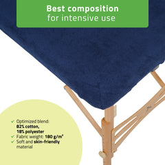 -2-Terry Table Sheet for portable tables 70-75/ 180-185 dark blue-2