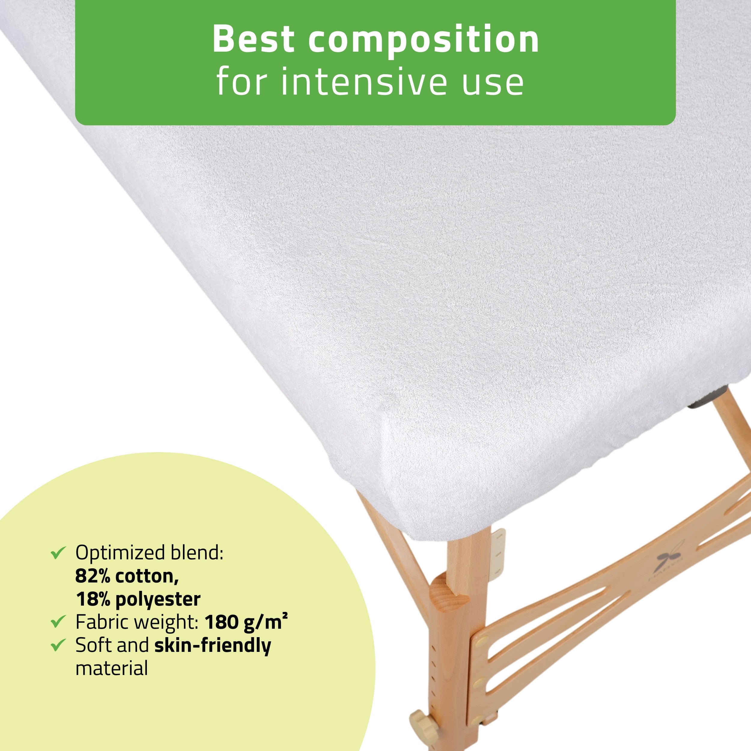 -2-Terry Table Sheet for portable tables 70-75/ 180-185 white-2