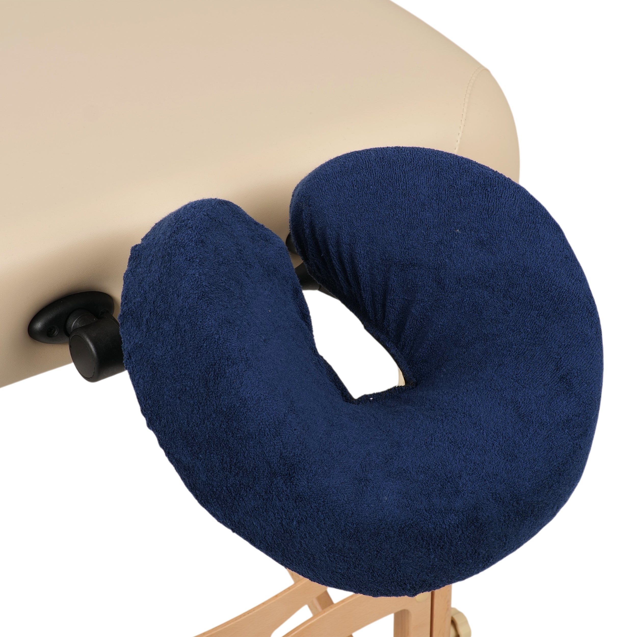 --Terry face rest cover dark blue-