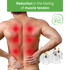 -3-Vacuum cupping cups, fireless, with pump, set of 14 pcs. -3