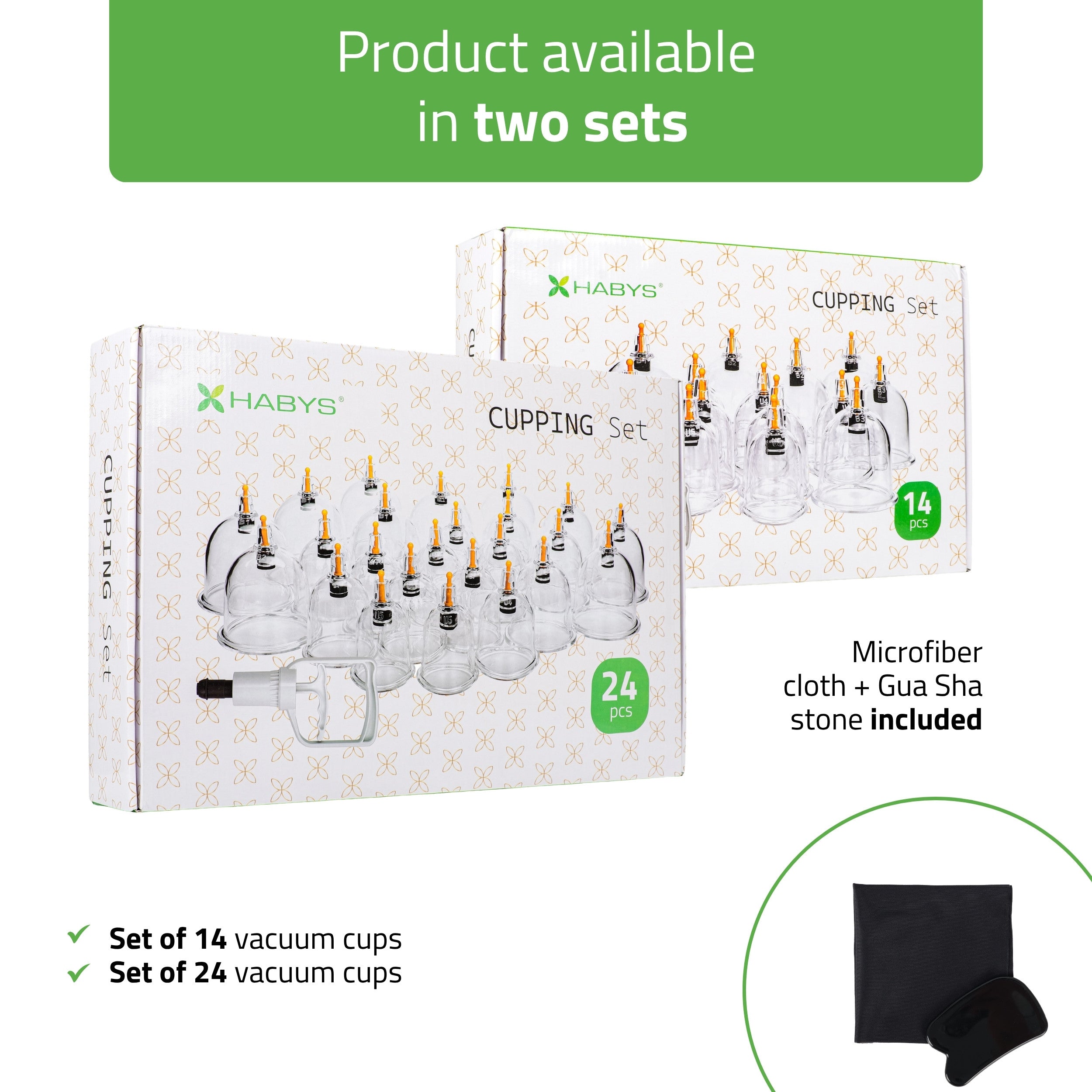 -8-Vacuum cupping cups, fireless, with pump, set of 14 pcs. -8