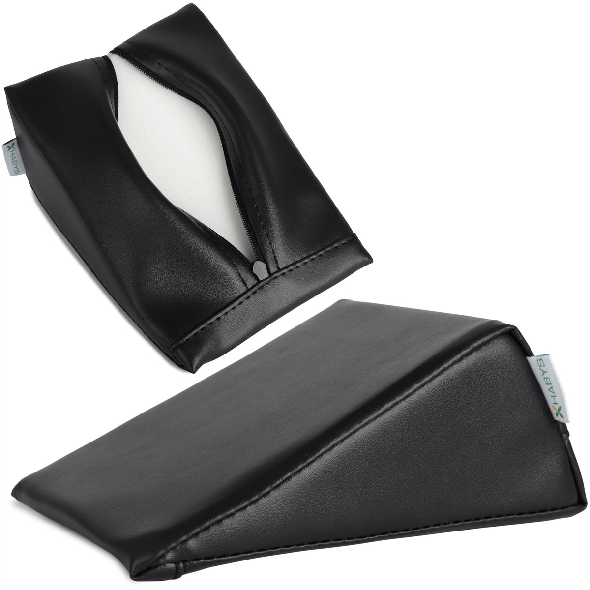 --Wedge Bolster 20x15x10 K015 Black-