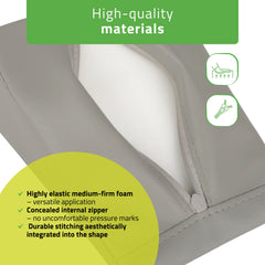 -2-Wedge Bolster 20x15x10 K522 Gray-2