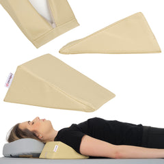 --Wedge Bolster 20x15x10 K533 Beige-