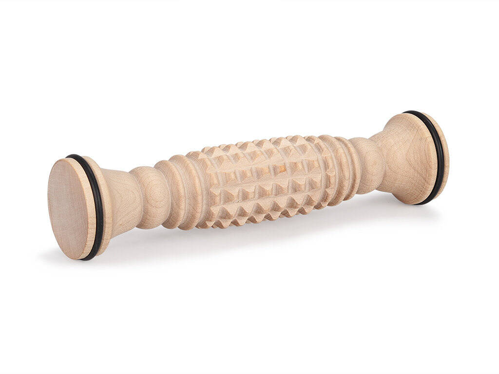 --Wooden massage roller-