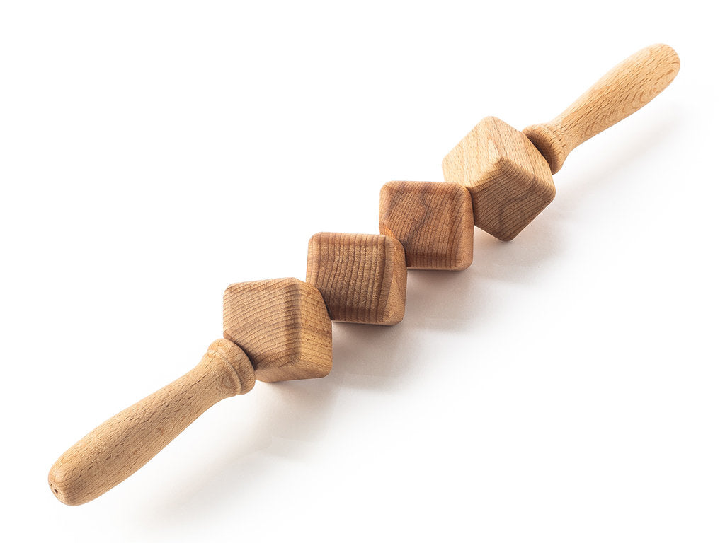 -3-Wooden massage roller, cube-3