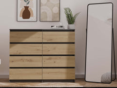 3-Komoda Malwa M8/120 ANTRACYT ARTISAN-3