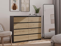 4-Komoda Malwa M8/120 ANTRACYT ARTISAN-4