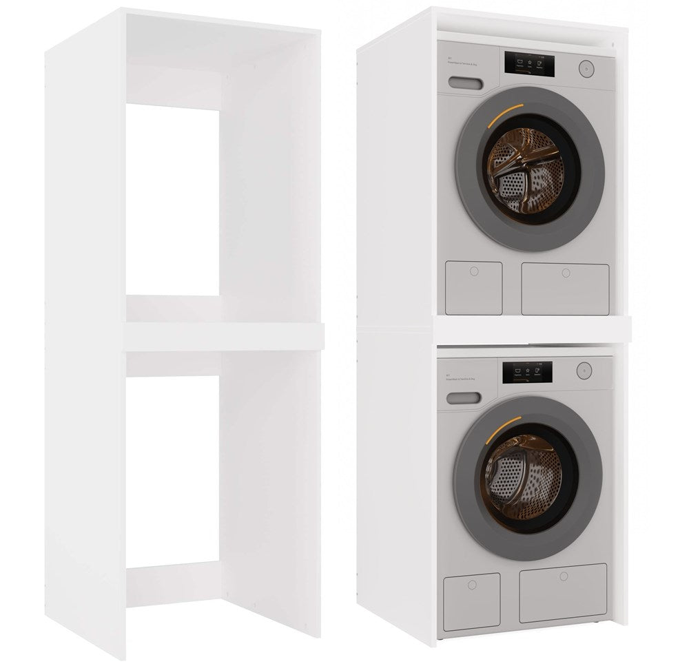 1-Szafka na Pralkę i Suszarkę POLA TWIN Biała-1