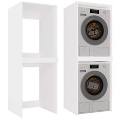 1-Szafka na Pralkę i Suszarkę POLA TWIN Biała-1