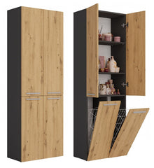 Columna de baño Nel 2K/DD ANTRACITA ARTESANO
