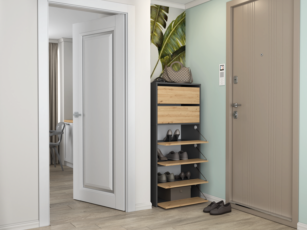 7-Szafka na obuwie MODO 1 ANTRACYT ARTISAN-7