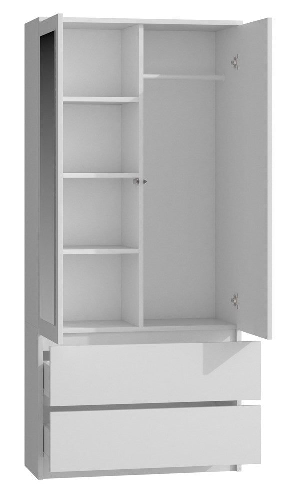 3-Szafa Malwa SS-90L BIAŁY-3