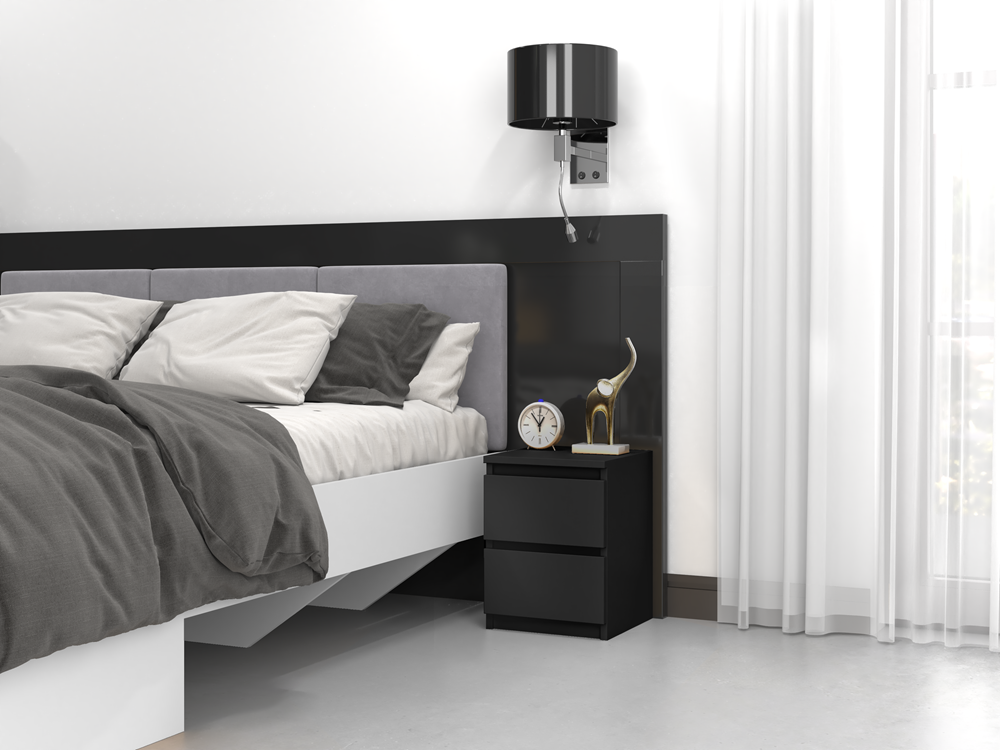 6-Szafka nocna Malwa M2 CZARNY-6