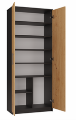 4-Regał Oliv 2D ANTRACYT ARTISAN-4