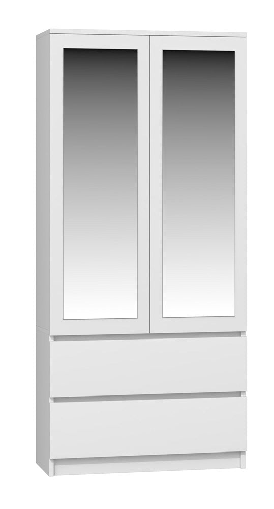 2-Szafa Malwa SS-90L BIAŁY-2