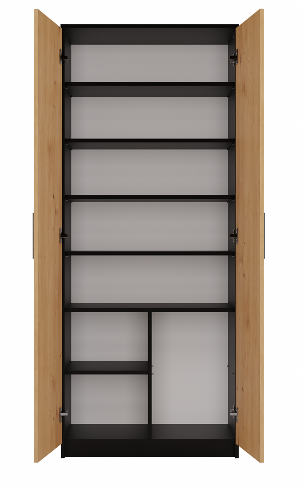 7-Regał Oliv 2D ANTRACYT ARTISAN-7