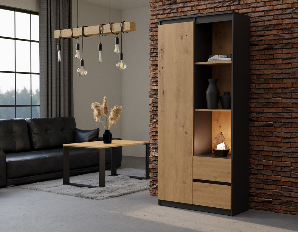 4-Regał Bily RS-80 ANTRACYT ARTISAN-4