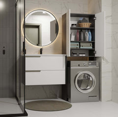 4-Szafka na pralkę Pola DD ANTRACYT / BIAŁY-4