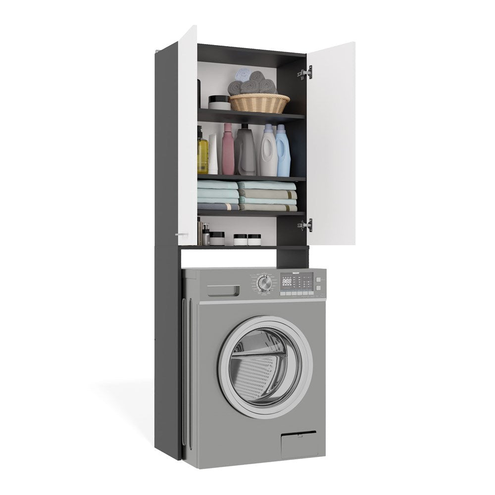 15-Szafka na pralkę Pola DD ANTRACYT / BIAŁY-15