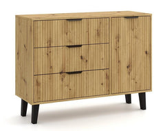 1-Komoda Scandi 1D3S SLIM DĄB ARTISAN-1