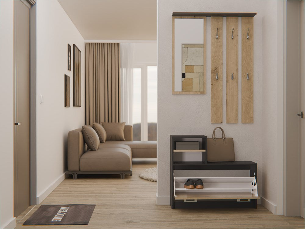 3-Garderoba VERA ANTRACYT DĄB ARTISAN-3