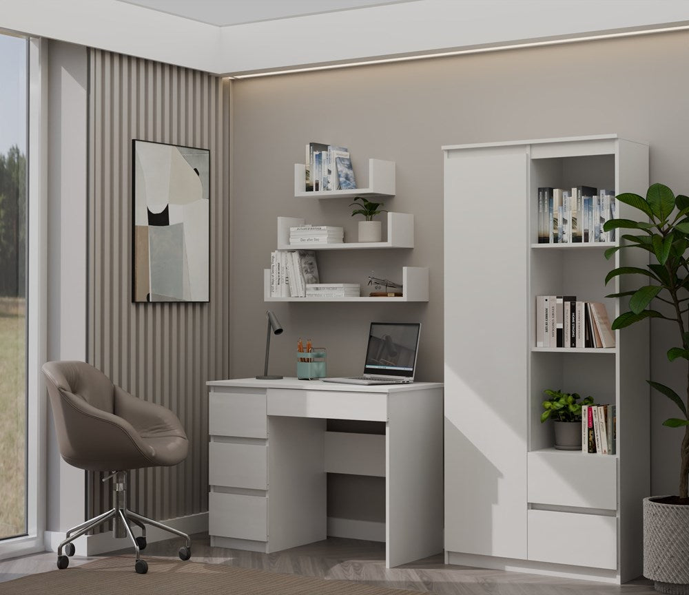 2-Biurko Mijas LEWE BIAŁY-2