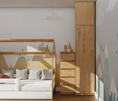 Extensión de armario SD-50 ROBLE ARTISAN Estante de 50 cm para guardarropa