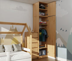 Extensión de armario SD-50 ROBLE ARTISAN Estante de 50 cm para guardarropa