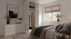 Estante superior de armario SD-90 BLANCO 90 cm para armario